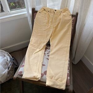 Calvin Klein Yellow Denim